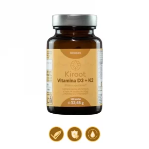 Vitamina D3 + K2 120 perlas